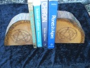 Tree Trunk Book Ends