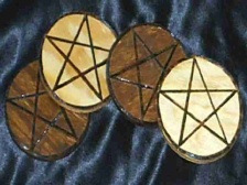 Small Pentacle Altar tiles