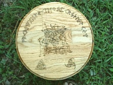 Odin Symbol Altar Plate