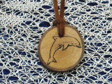 Bottlenose Aquatic Dolphin Tribal Necklace