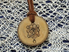 Kaballah Tree of Life Tribal Necklace