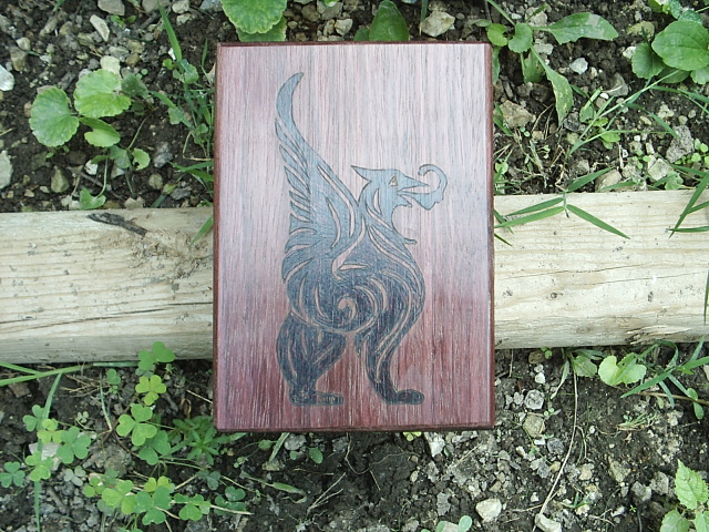 The Griffon Purple Heartwood Box