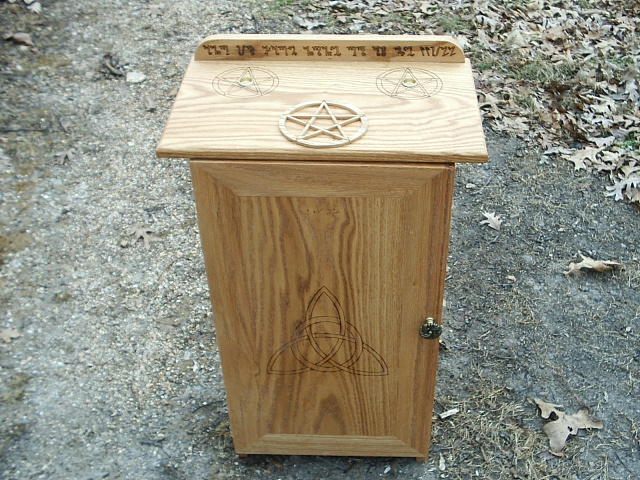 Custom Podium Altar solid Oak