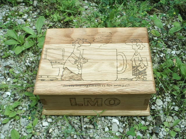 Custom Designed Oak Box