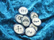 Set of 8 Witches Runes based on Symbols written by Patricia Crowther